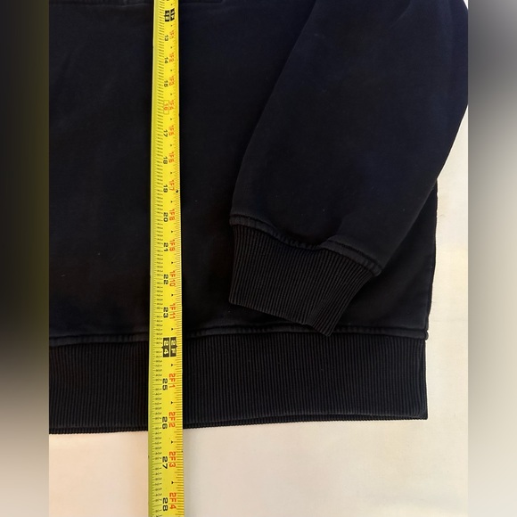 & OTHER STORIES STOCKHOLM Sweatshirt Women S Oversize 1/2 Zip Fleece Mock Neck - Picture 10 of 11